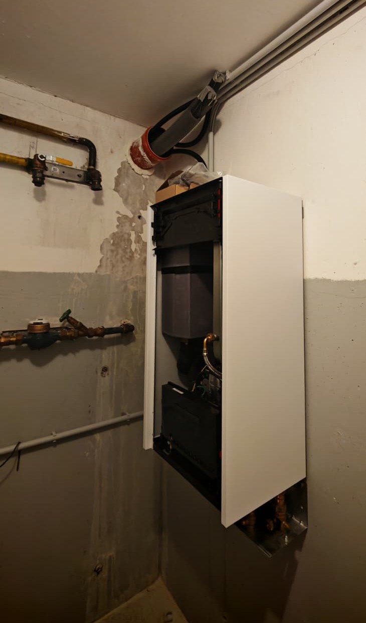 Vorbereitung Wärmepumpe – Innenteil